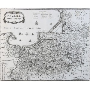 Matthäus Merian (1593-1650) Prussiae nova tabula