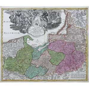 Johann Baptist Homann (1664-1724) Regnum Borussiae gloriosis auspicijs...