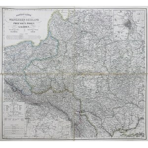 Friedrich Handtke (1815-1879) General-karte vom Westlichen Russland nebst Preussen, Posen und Galizien