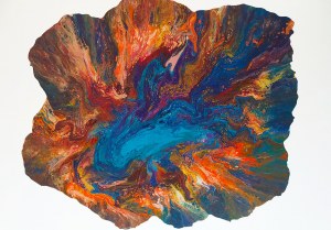 Paul Poison, Rainbow flower, 2021