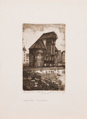 Marian LECIEJ (1921- 2001), Żuraw (III) w Gdańsku, 1984