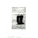 Marian LECIEJ (1921- 2001), Łodzie na Zalewie, 1992
