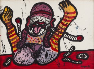 Pinchas Burstein \ Maryan (1927 Nowy Sącz - 1977 Nowy Jork), Personnage, 1971