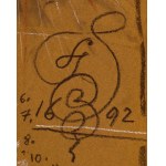 Franciszek Starowieyski (1930 Bratkówka near Krosno - 2009 Warsaw), L'histoire, 1692 (1992)