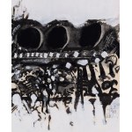 Aleksander Kobzdej (1920 Olesko - 1972 Warszawa), Szkic do cyklu Szczelin, 1968