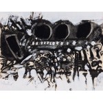 Aleksander Kobzdej (1920 Olesko - 1972 Warszawa), Szkic do cyklu Szczelin, 1968