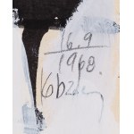 Aleksander Kobzdej (1920 Olesko - 1972 Warszawa), Szkic do cyklu Szczelin, 1968