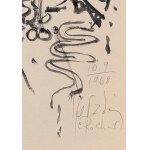 Aleksander Kobzdej (1920 Olesko - 1972 Warszawa), Szkic do cyklu Szczelin, 1968