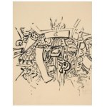 Aleksander Kobzdej (1920 Olesko - 1972 Warszawa), Szkic do cyklu Szczelin, 1968
