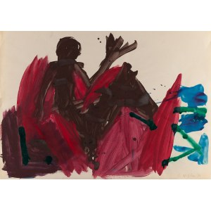 Zdzislaw Nitka (b. 1962, Oborniki Slaskie), Black Rider, 1990