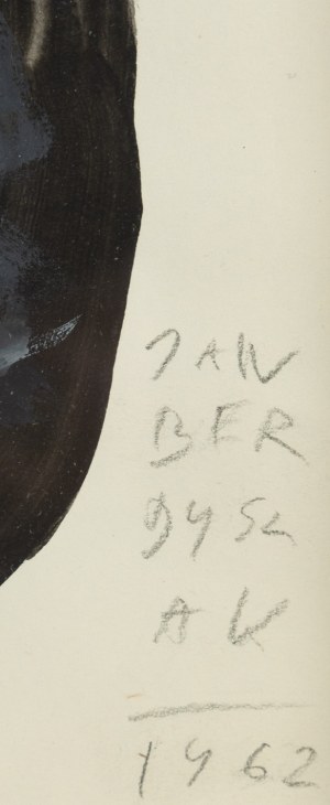 Jan Berdyszak (1934 Zawory - 2014 Poznań), Kompozycja, 1962