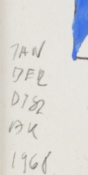 Jan Berdyszak (1934 Zawory - 2014 Poznań), Bez tytułu, 1968