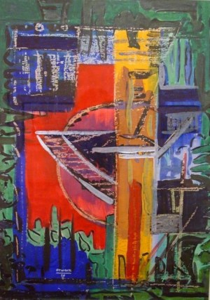 Bogusław Szwacz (1912 Leżajsk - 2009 Warszawa), Kompozycja, 1956