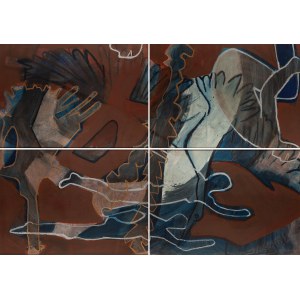 Helen Spoerri (b. 1937), Taucher 1 - set of 4 works, 1992