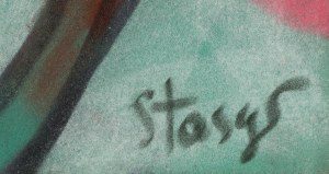 Stasys Eidrigevicius (ur. 1949, Mediniszki na Litwie), „Paryski”, 1998