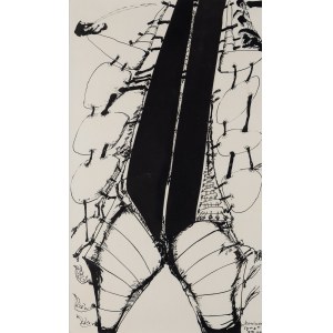 Tadeusz Brzozowski (1918 Lwów - 1987 Rzym), Koniuch igra, 1971