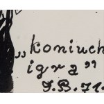 Tadeusz Brzozowski (1918 Lwów - 1987 Rzym), Koniuch igra, 1971