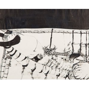 Tadeusz Brzozowski (1918 Lwów - 1987 Rzym), Łka kat, 1971