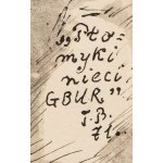 Tadeusz Brzozowski (1918 Lwów - 1987 Rzym), Płomyki nieci gbur, 1971