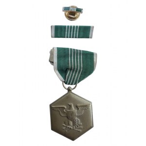 Commendation Medal for Army with ribbon bar and button bar