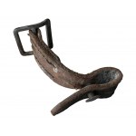 Shorter part of chinstrap with steel painted buckle for M40 and M42