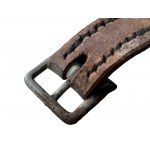 Shorter part of chinstrap with steel painted buckle for M40 and M42
