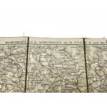 Maneuver map for the autumn exercises of the Prussian 25th Division in 1905