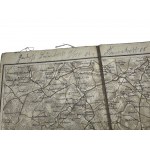 Maneuver map for the autumn exercises of the Prussian 25th Division in 1905