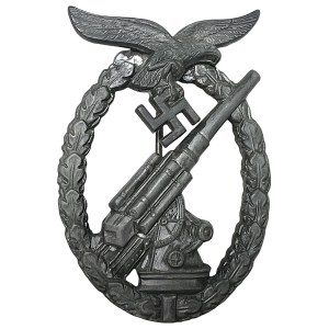 LUFTWAFFE FLAK, ANTI-AIRCRAFT BADGE, FLAKKAMPFABZEICHEN by WH
