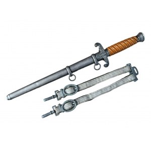 HEER OFFICER DAGGER WITH HANGERS - P.D. LUNESCHLOS, SOLINGEN