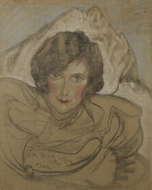 Stanisław Ignacy Witkiewicz WITKACY (1885-1939), Portret kobiety - Zofia Kotkowska z domu Zientarska