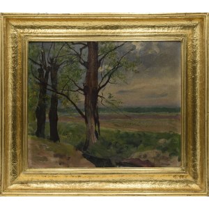 Wojciech KOSSAK (1856-1942), Pejzaż z okolic Wadowic, 1937
