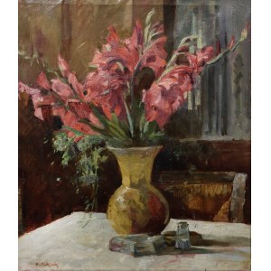 Alfred NICKISCH (1872-1948), Swordtails in a vase