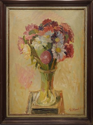 Maurice (Blumenkranc) BLOND (1899-1974), Bukiet kwiatów w wazonie, 1960