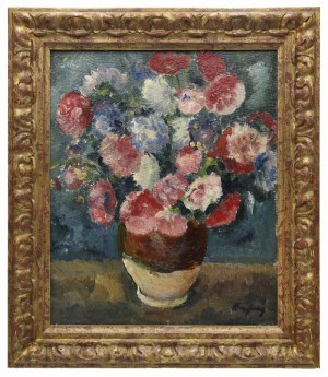 Ignacy HIRSZFANG (1892-1943), Kwiaty w ceramicznym wazonie