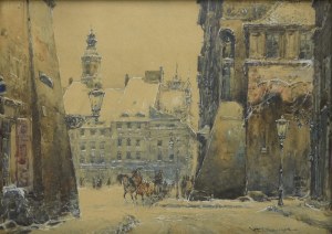 Władysław CHMIELIŃSKI [Stachowicz] (1911-1979), Rynek Starego Miasta w Warszawie