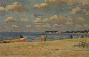 Stefan ROSTWOROWSKI (1921-2000), Nad brzegiem morza
