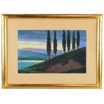 Wojciech BETLEY (1867- ca.1920), Italian Landscape, 1900