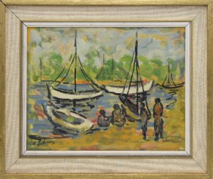 Nathan GUTMAN (1898-1987), Nad brzegiem, przed 1969