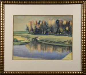 Teodor GROTT (1884-1972), Jesienny pejzaż, 1910
