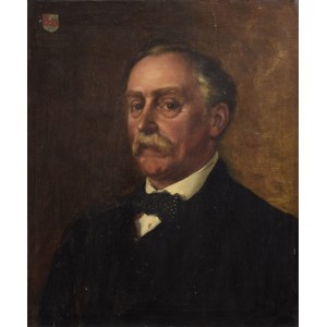 Malarz nieokreślony, niemiecki, 2 poł. XIX w., Portret mężczyzny, ok. 1885