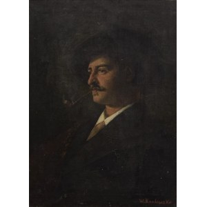 Wacław KONIUSZKO (1854-1900), Mężczyzna palący fajkę