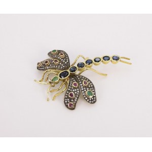 Art-deco brooch