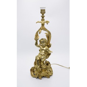 Lampa s putti, elektrická