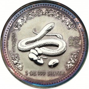 Australia 1 Dollar 2001 Year of the Snake