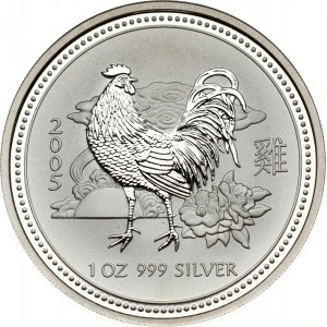 Australia 1 Dollar 2005 Year of the Rooster