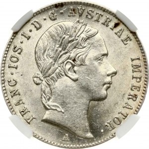Austria 20 Kreuzer 1853 A NGC MS 61