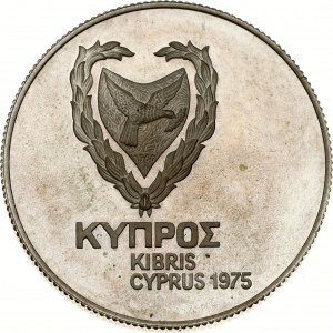 Cyprus 500 Mills 1975 Hercules Coin Silver