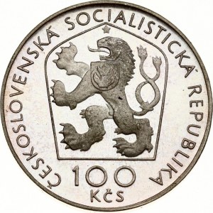 Czechoslovakia 100 Korun 1976 Janko Kral