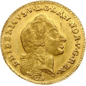 Denmark 12 Mark 1761 K;W